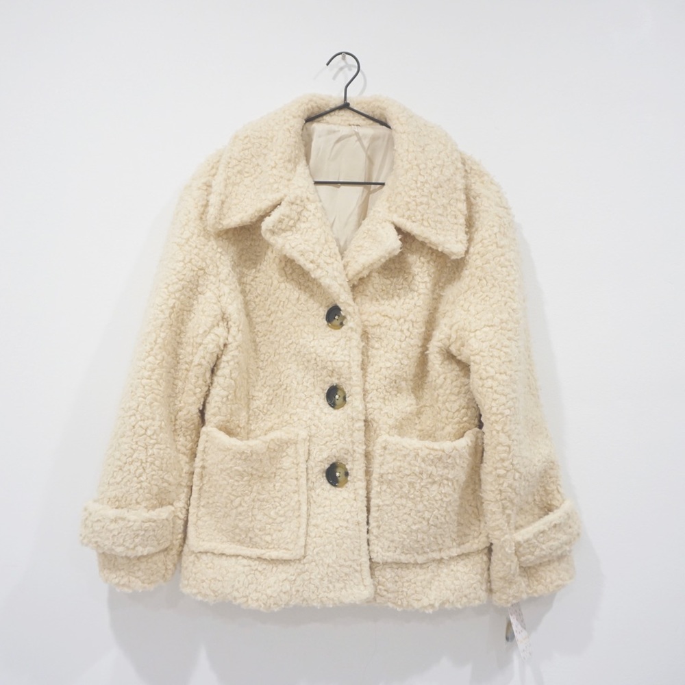 HP✨FREE PEOPLE So Soft Cozy Peacoat - Picture 5 of 13